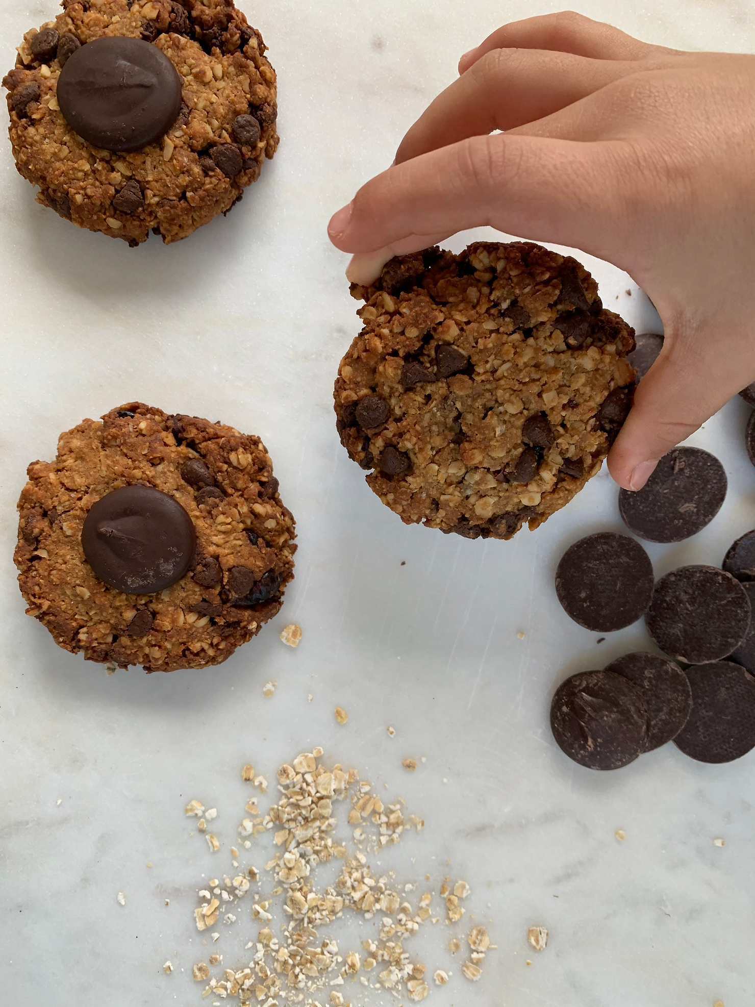 Cherry chocolate cookies