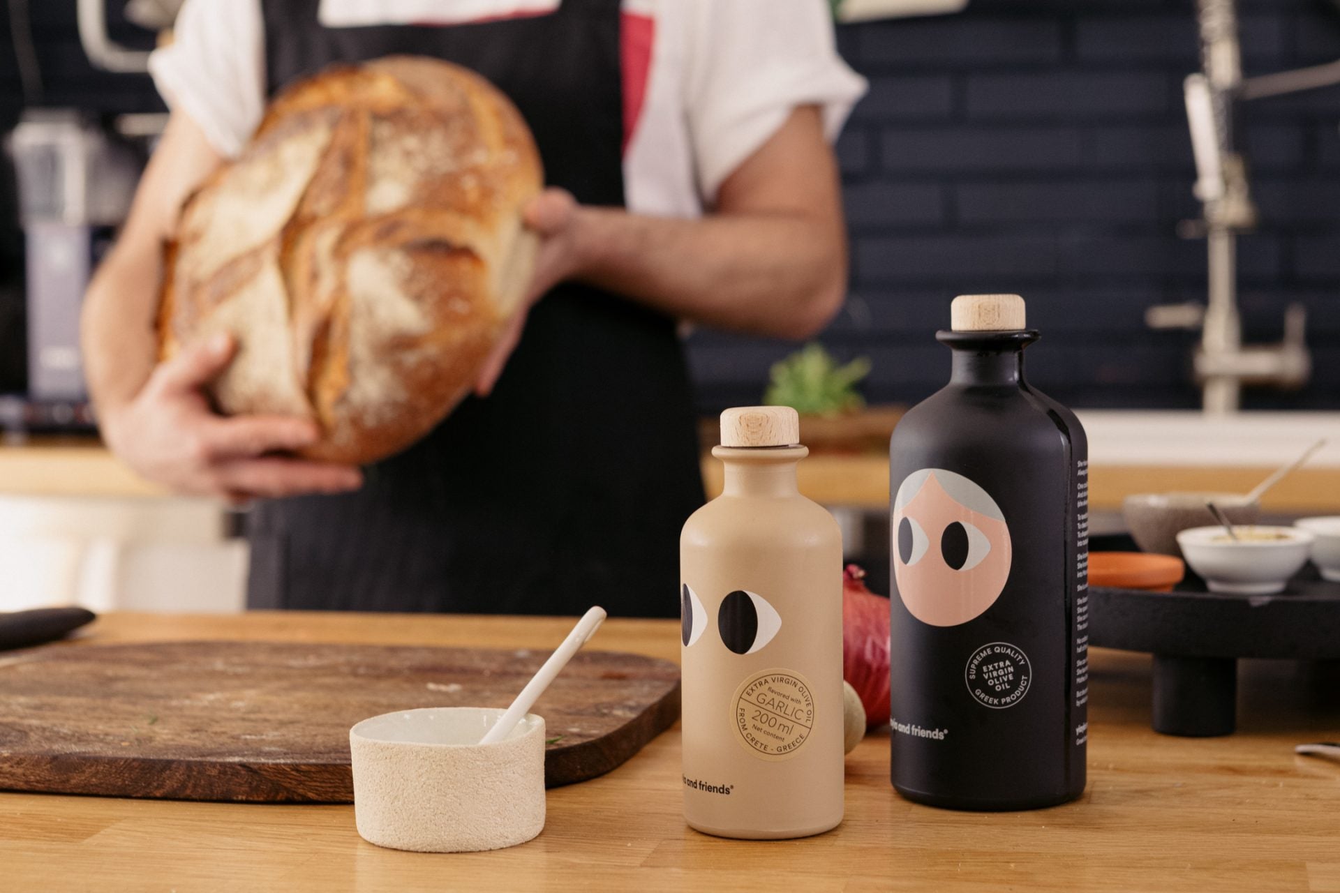 Extra virgin olive oil Garlic