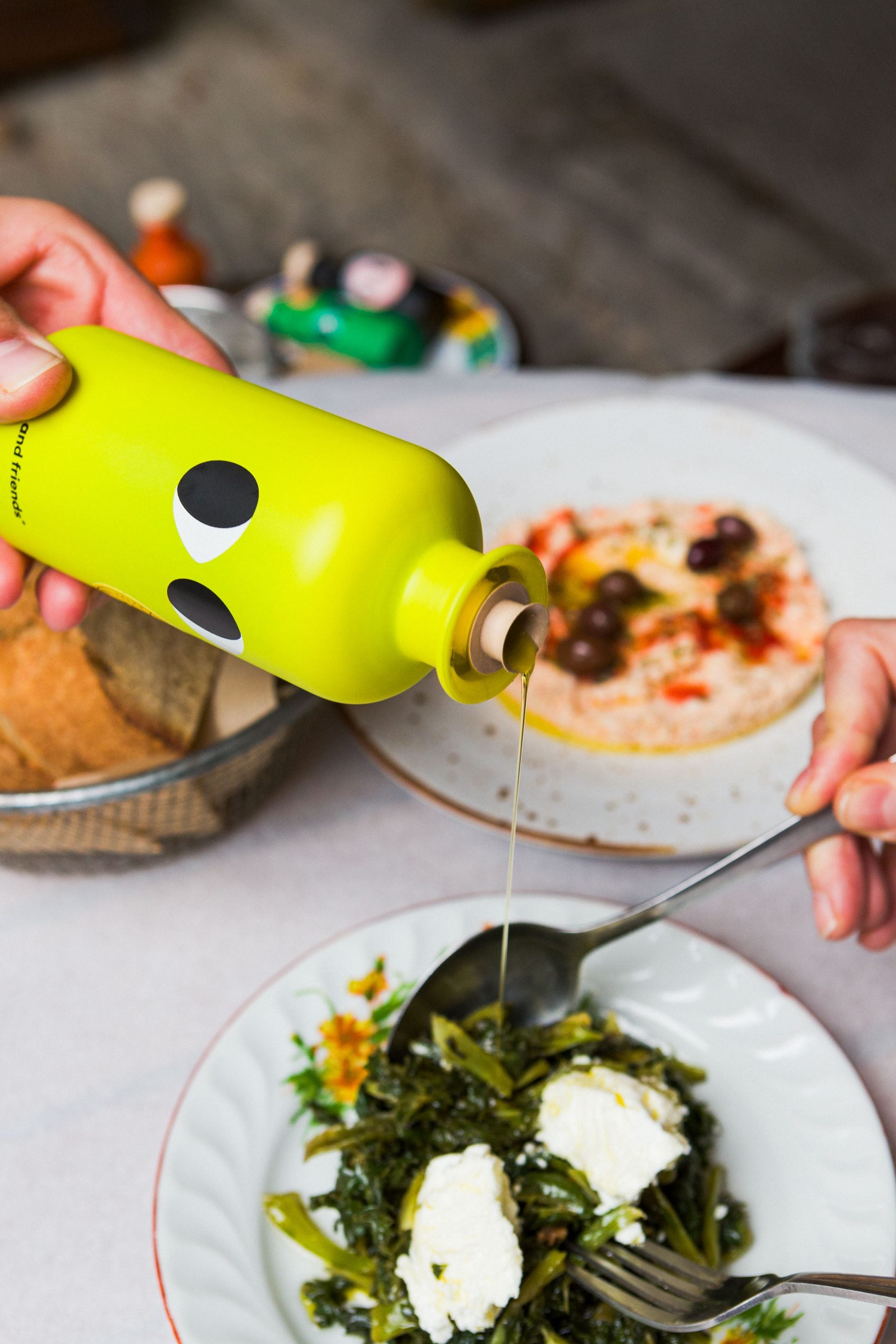 Extra virgin olive oil with lemon