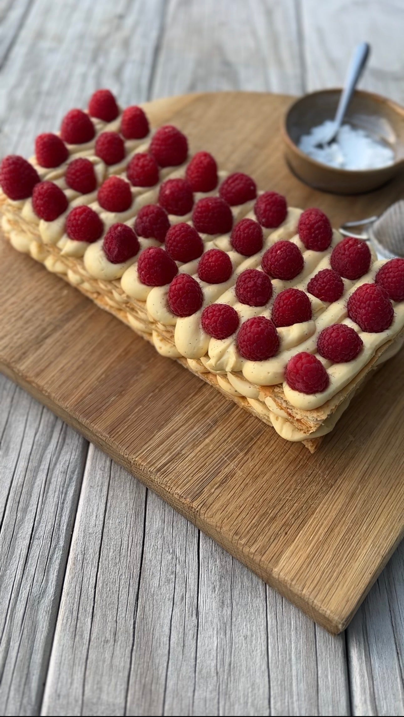 raspberry millefeuille