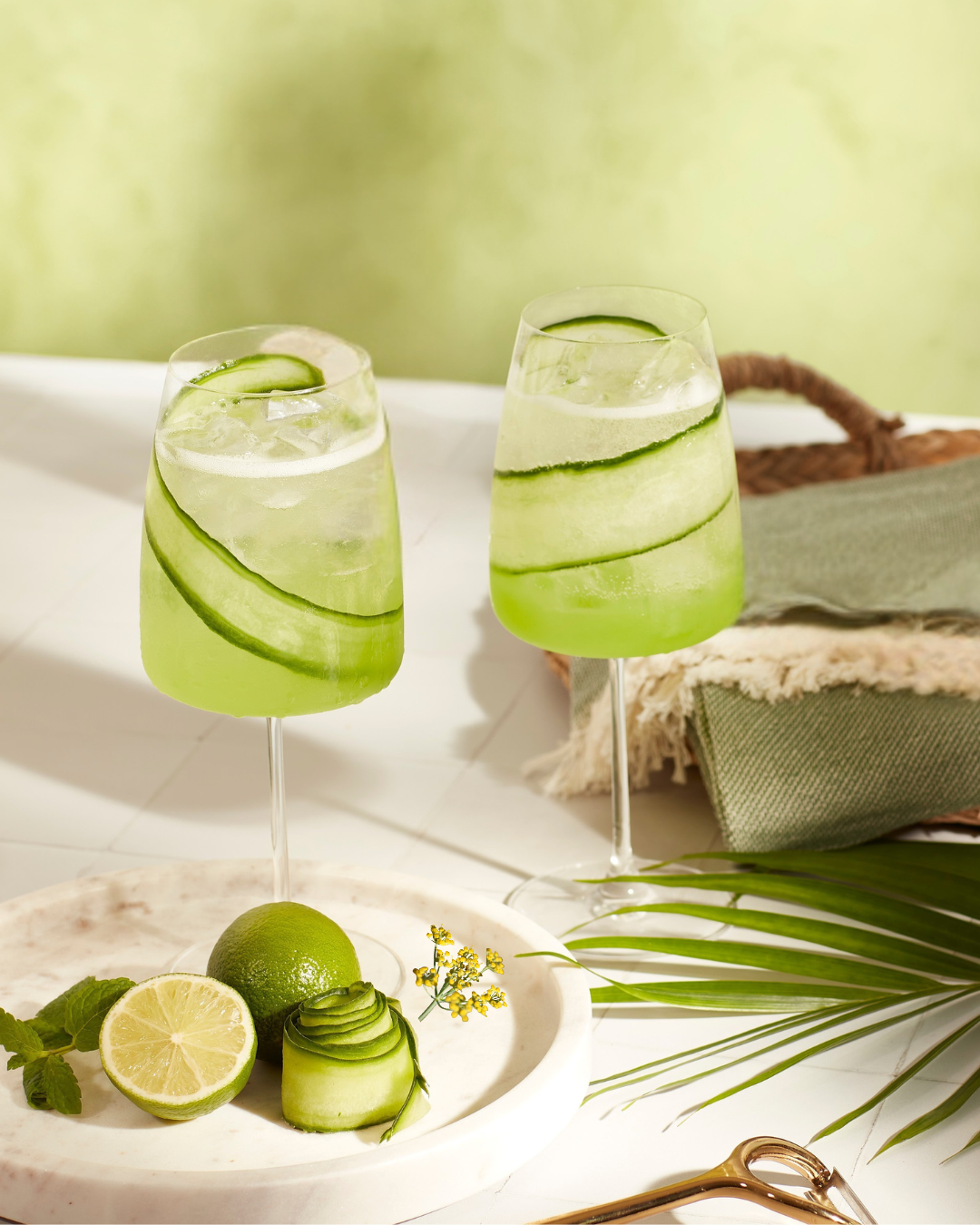 Cucumber Mezcal Spritz