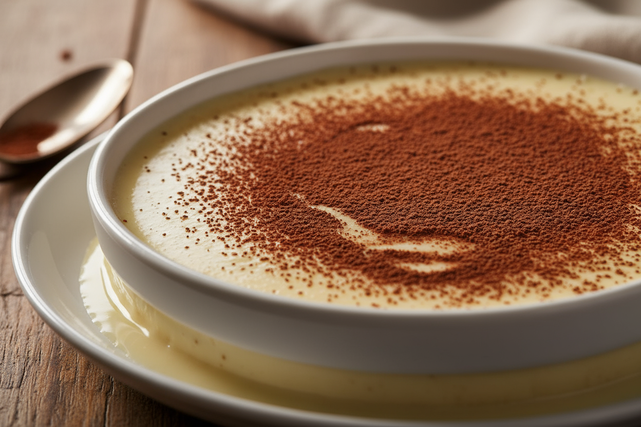 Mascarpone vanilla custard  + chocolate version