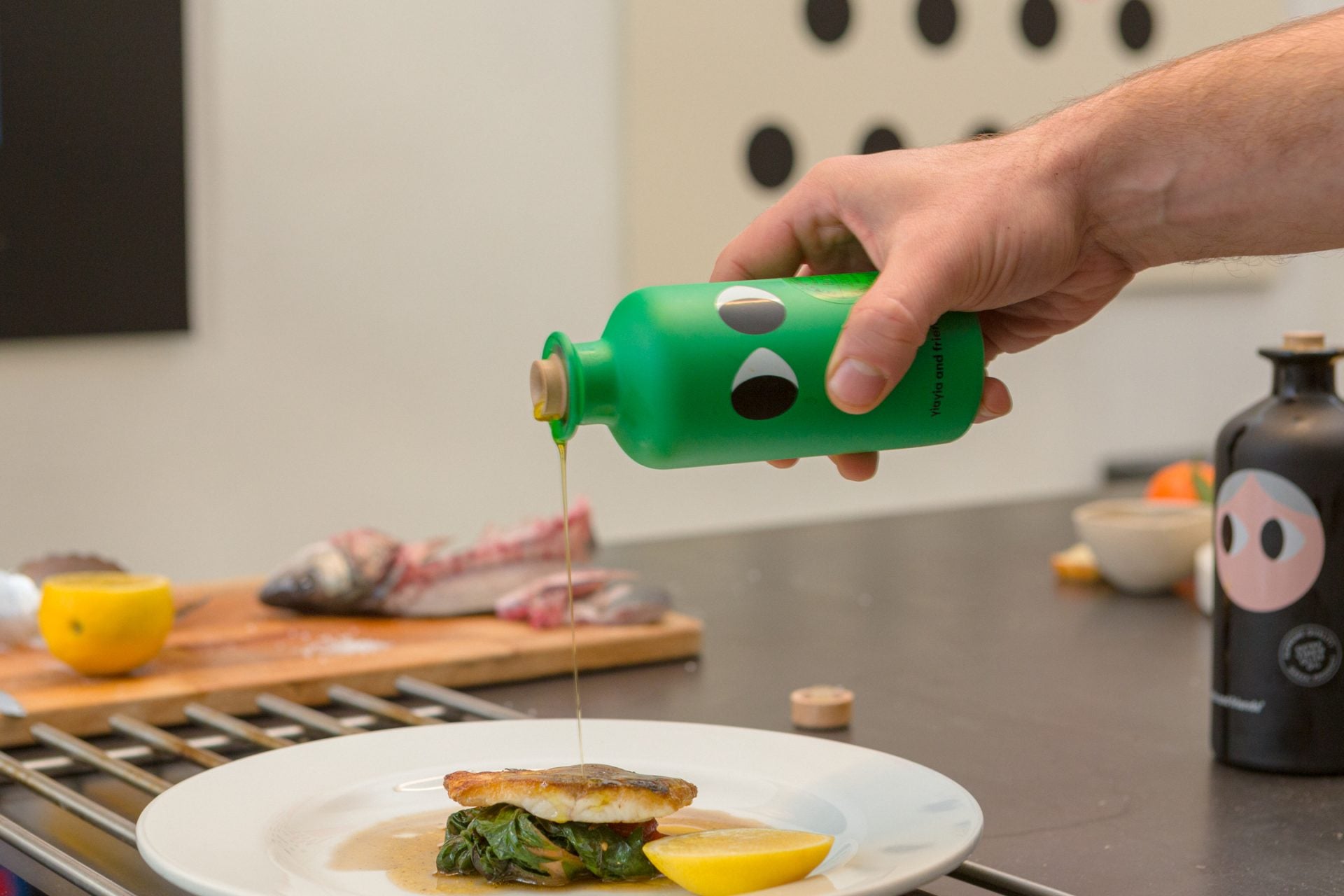 Extra virgin olive oil Basil