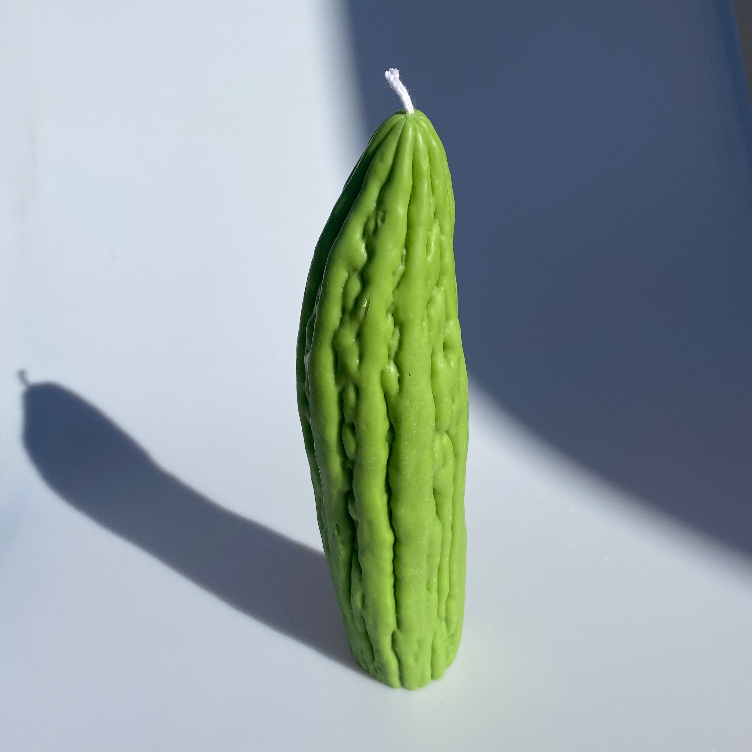Bitter melon candle hand poured vegan soy wax.