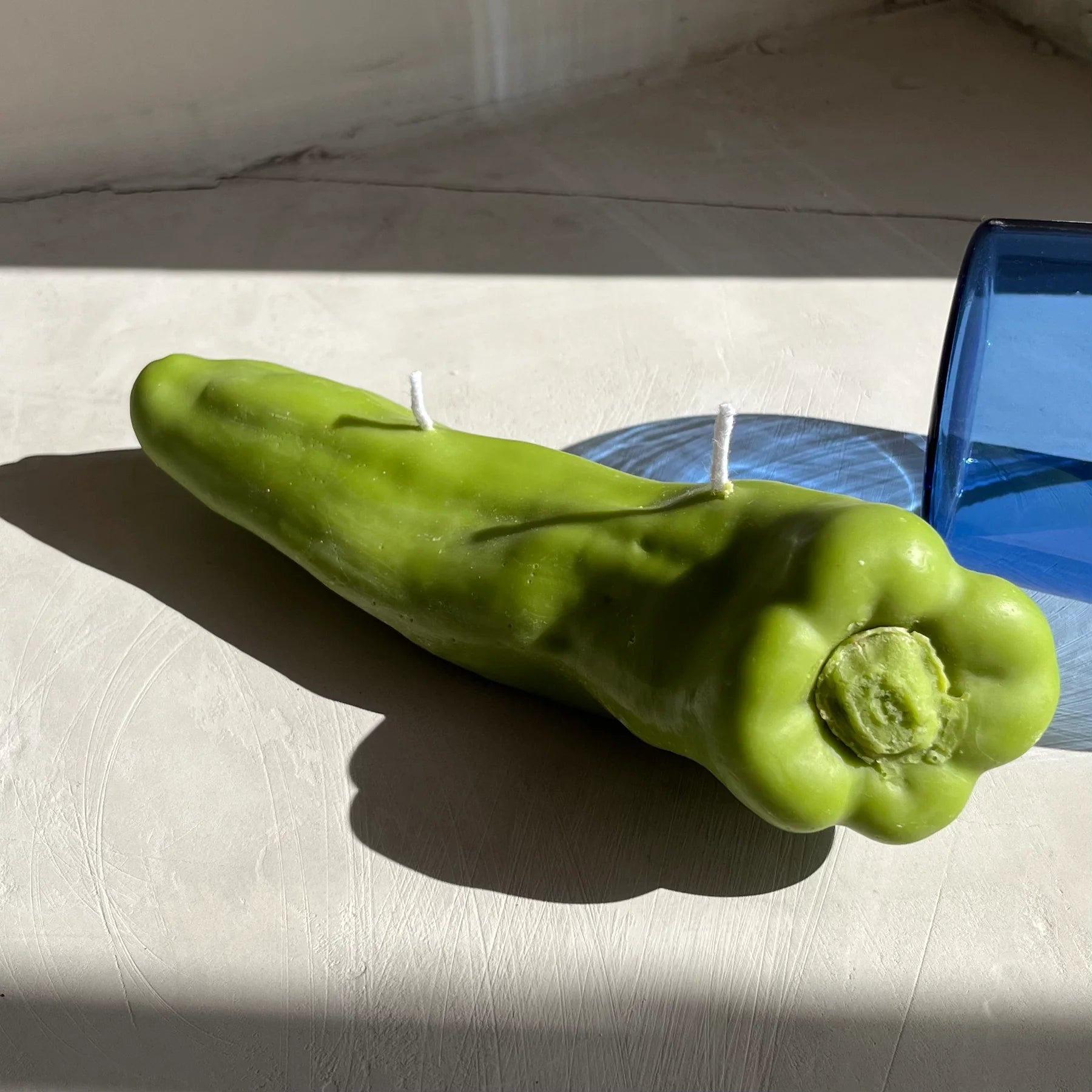 Chilli Pepper Candle- Green