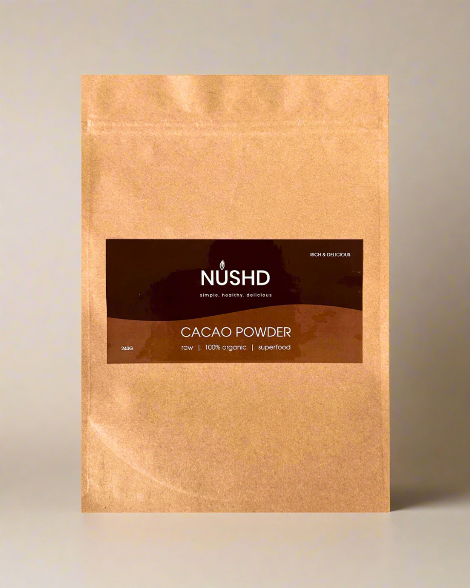 Organic cacao powder raw superfood after dark 