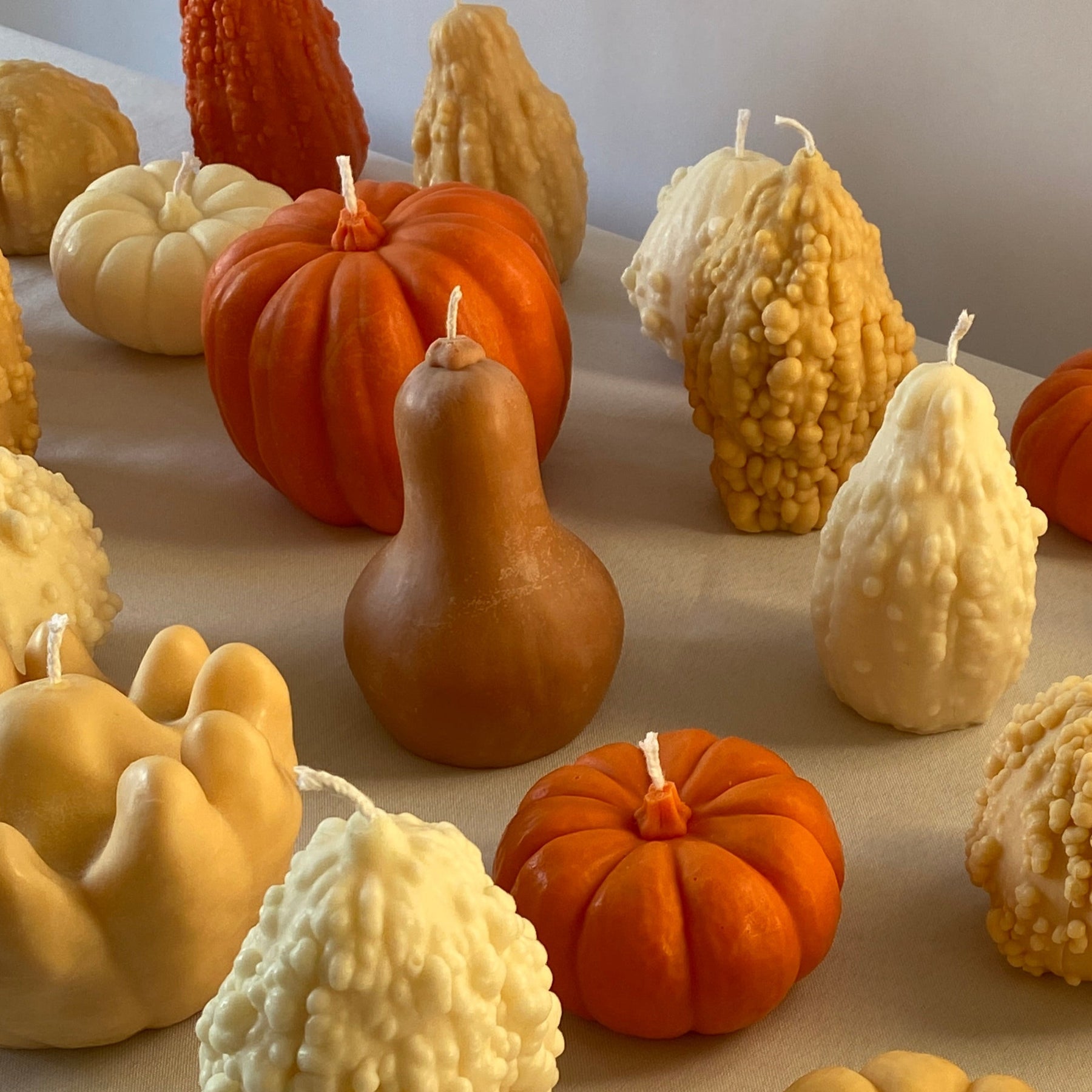 Small squash candle