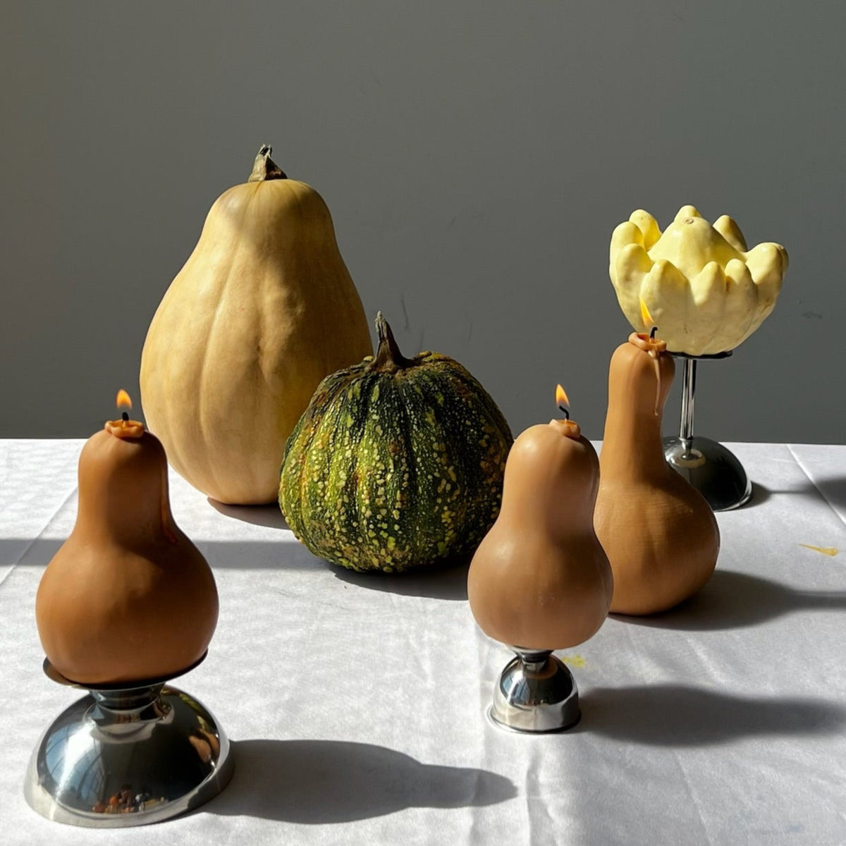 Small squash candle